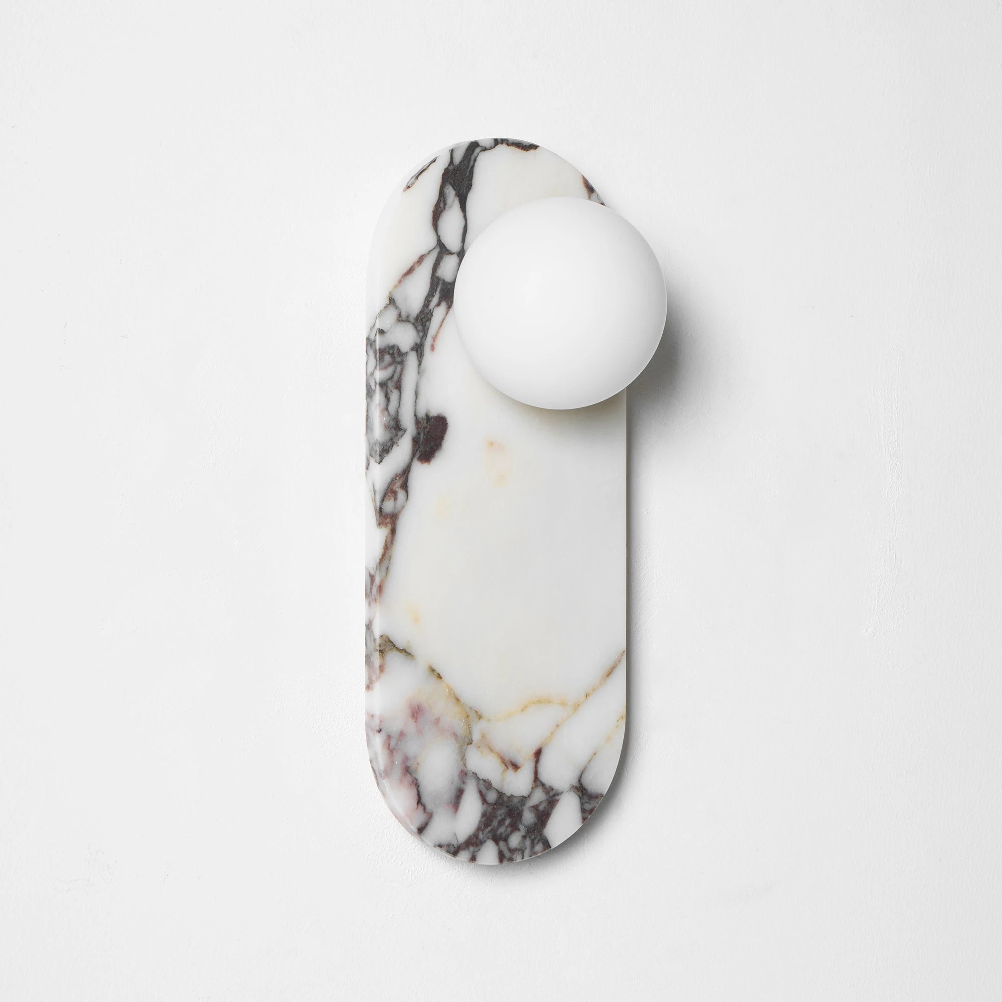 Minimalist Marble Pillar Sconce