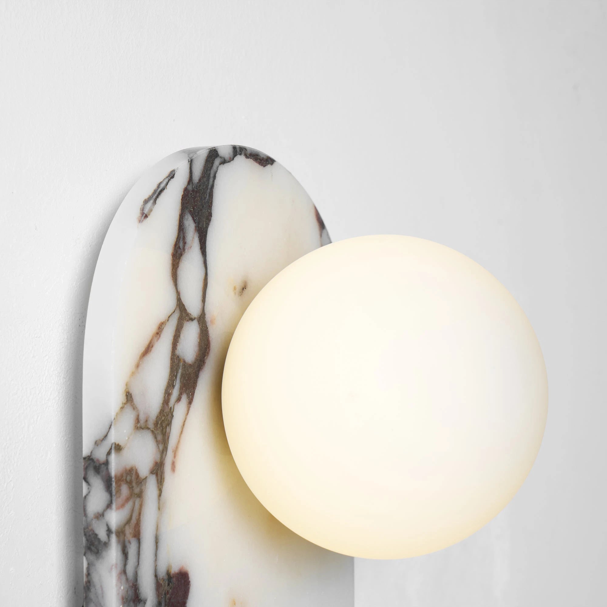 Minimalist Marble Pillar Sconce