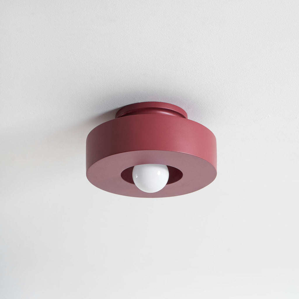 Minimalist Resin Flush Mount