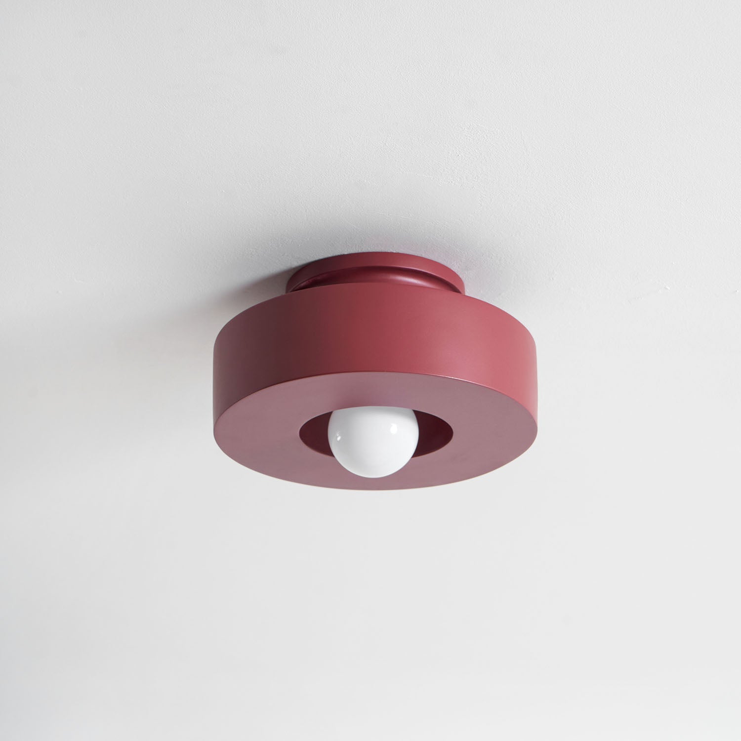 Minimalist Resin Flush Mount