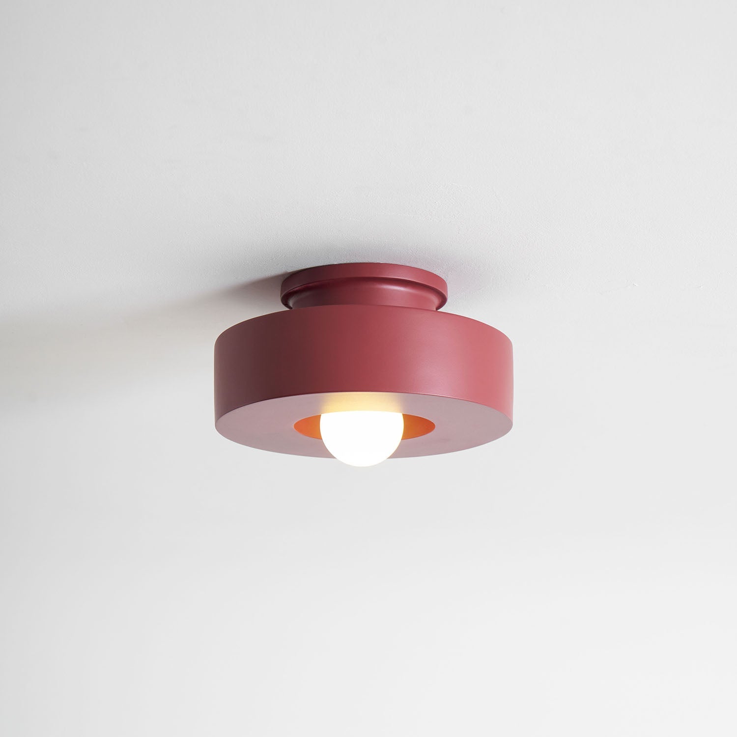 Minimalist Resin Flush Mount