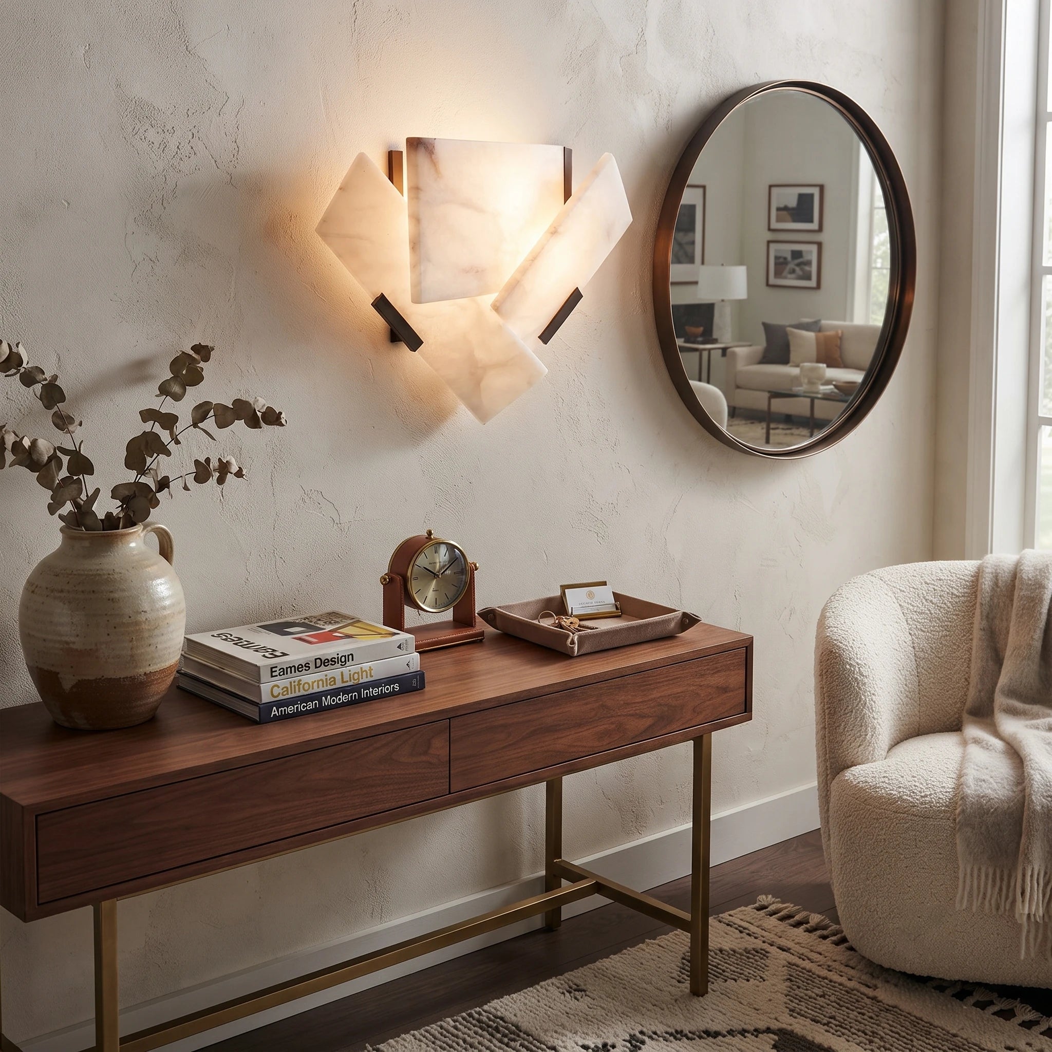 Minimalist Vein Stone Light