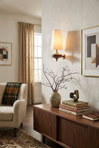 Modera Dual Walnut Sconce