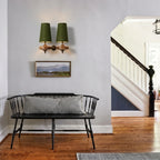 Modern Double Wall Sconce in Hallway Corridor