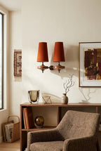 Modera Dual Walnut Sconce