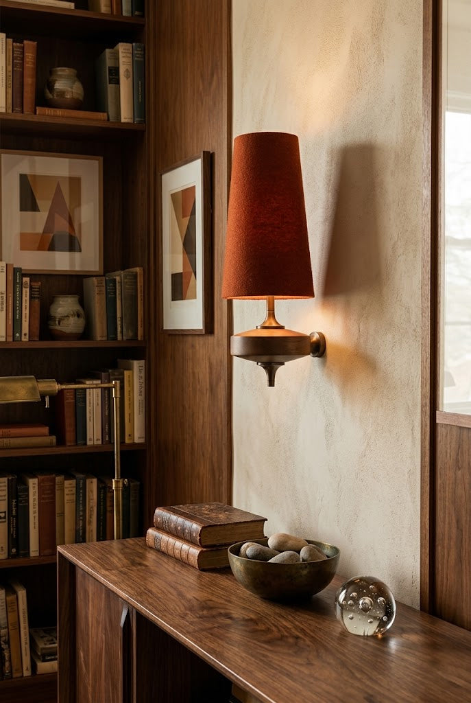 Modera Dual Walnut Sconce
