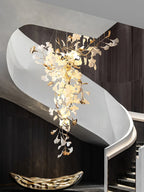 Modern Grand Luxury Chandelier in Grand Stairwell