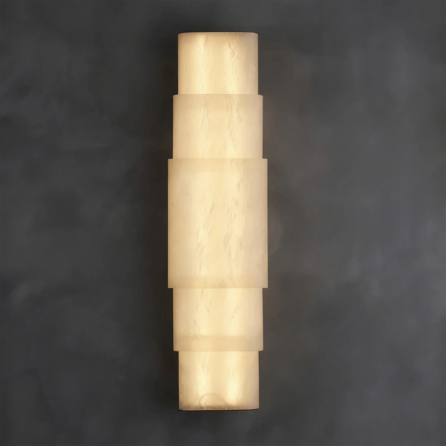 Multi Layer Stacked Alabaster Wall Lamp