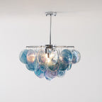 Murano Art Glass Disc Chandelier