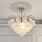 Murano Art Glass Disc Chandelier