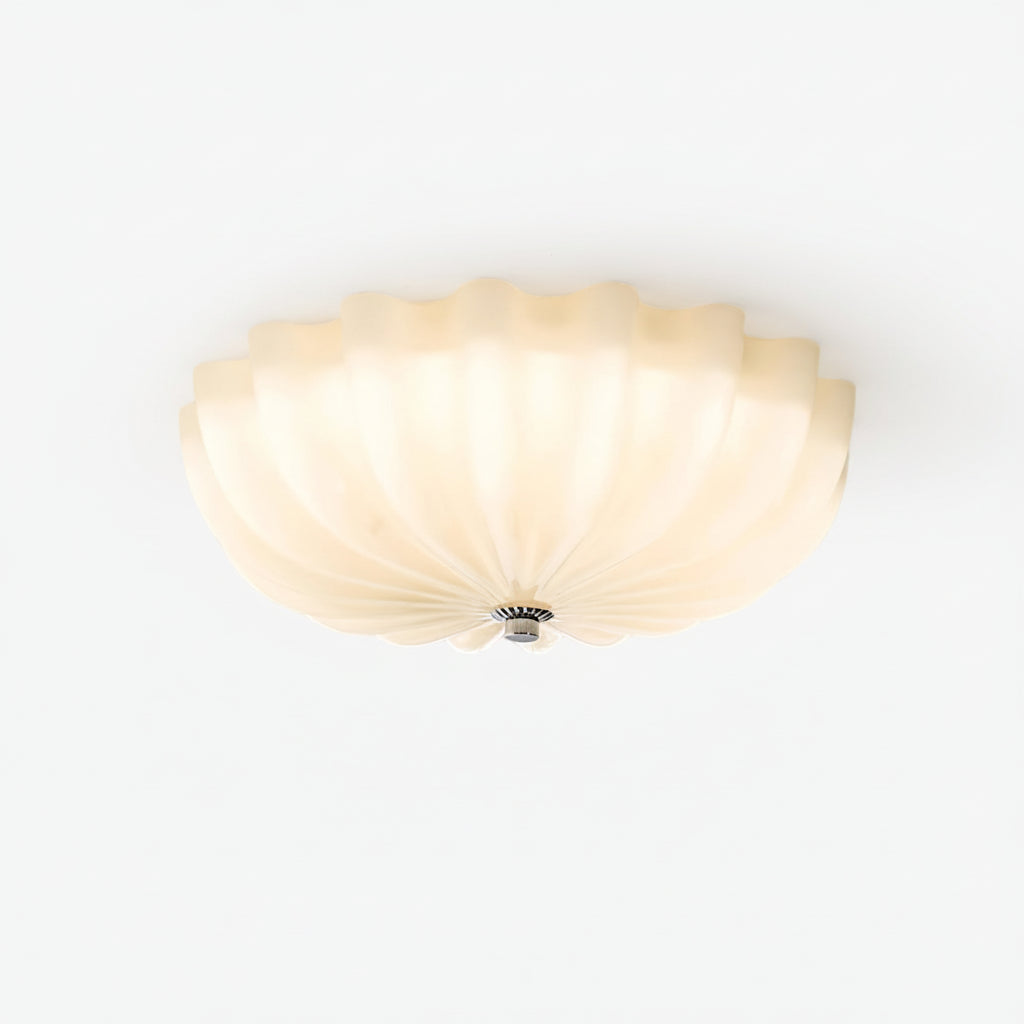 Murano Fluted Glass Flush Mount