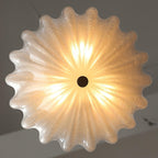Murano Fluted Glass Flush Mount