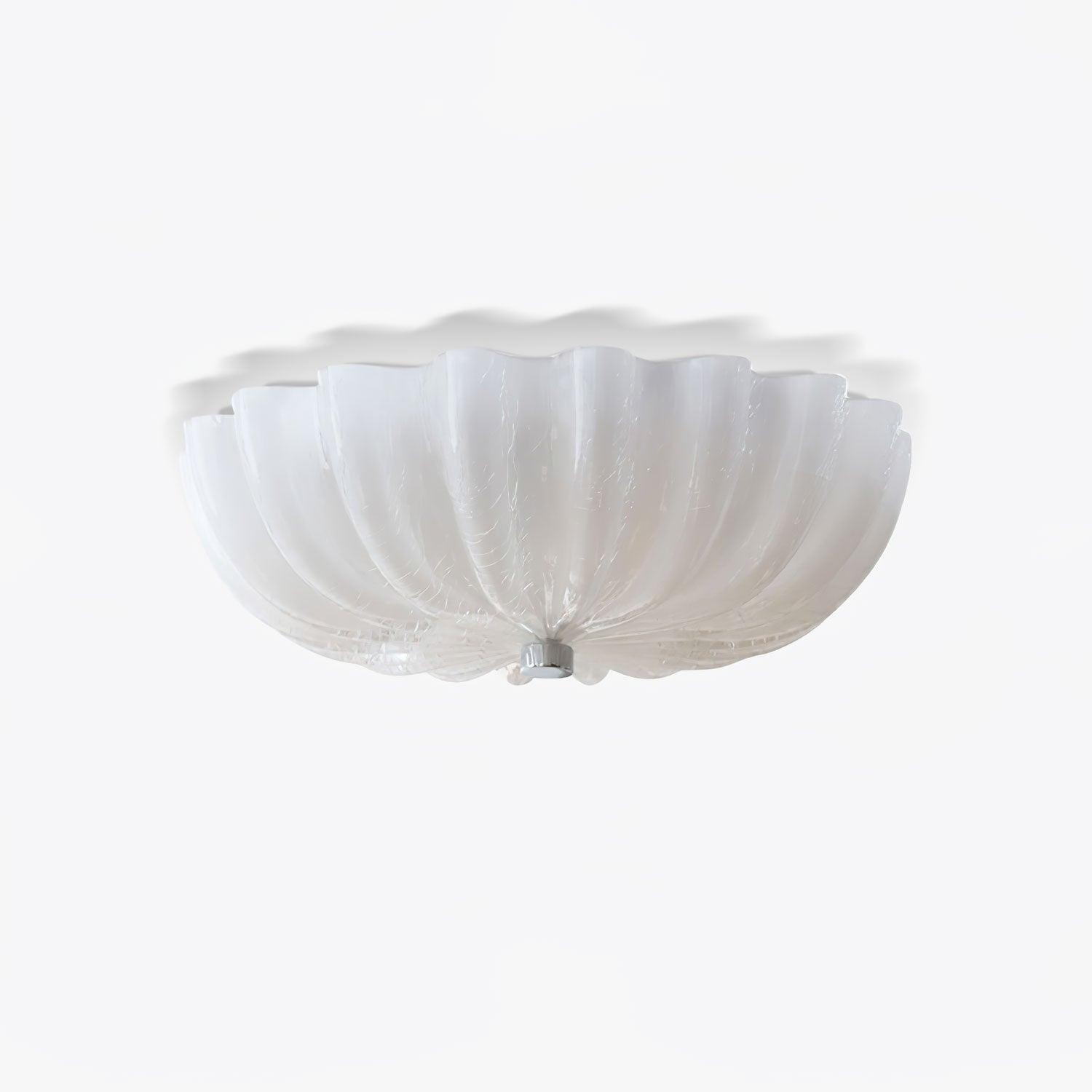 Murano Fluted Glass Flush Mount