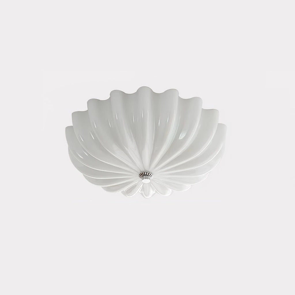 Murano Fluted Glass Flush Mount