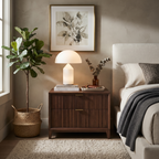 Mushroom Dome Glass Table Lamp