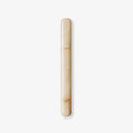 Illuminated Modern Cylindrical Alabaster Art Glass Wall Sconce Studio Shot