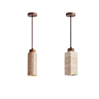 Natural Travertine Pendant Light
