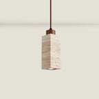 Natural Travertine Pendant Light