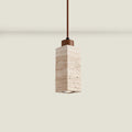 Natural Travertine Pendant Light