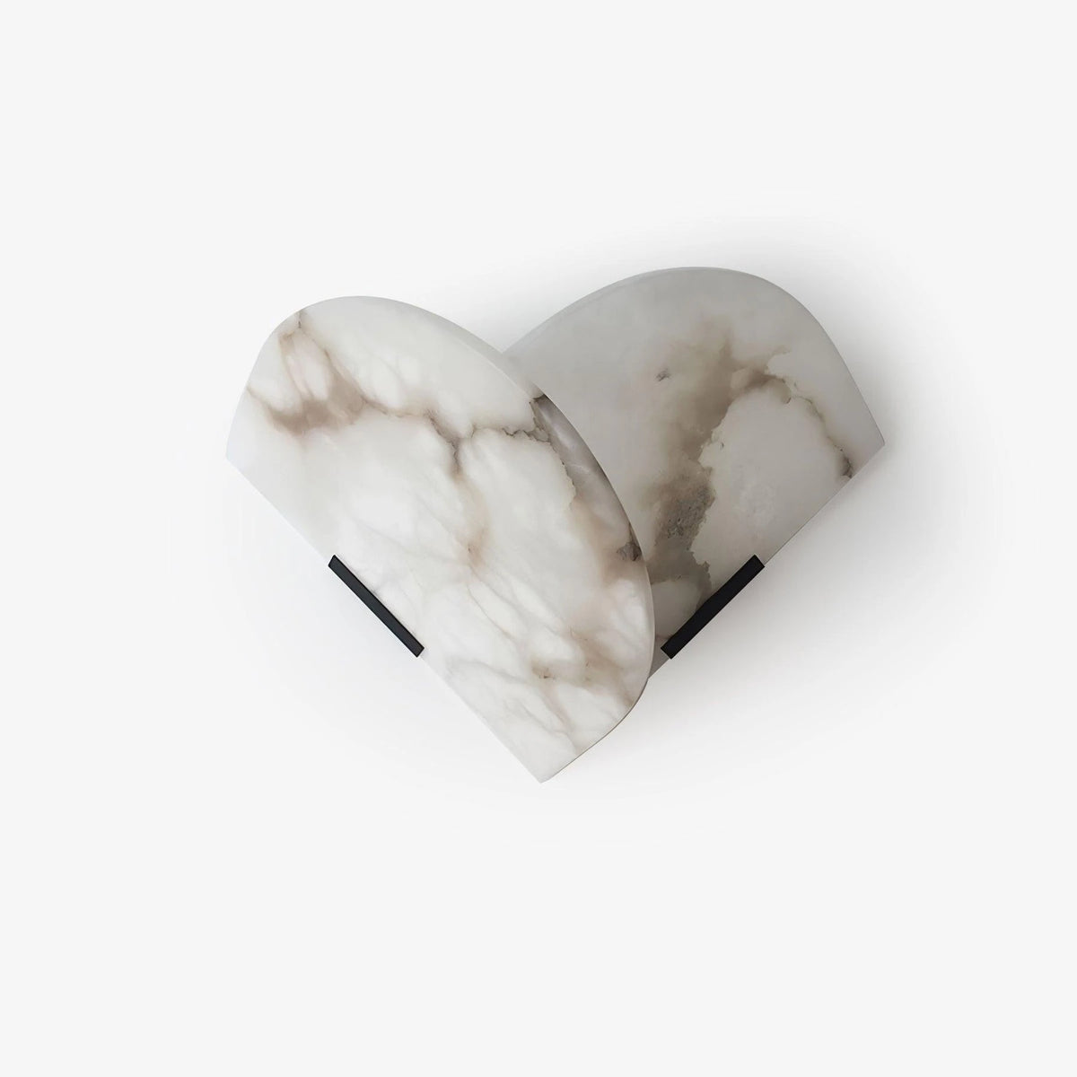 Modern Alabaster Wall Light Unlit Studio Product Shot