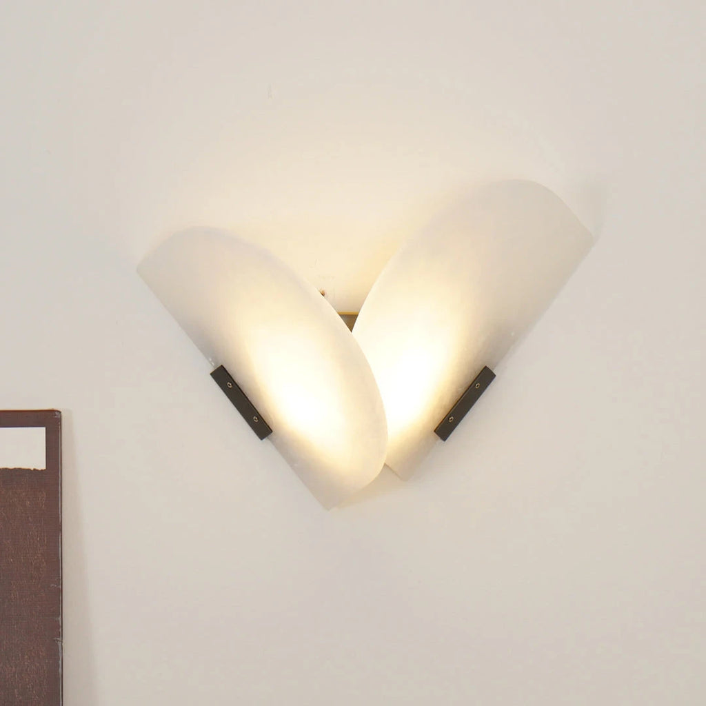Natural Stone Layered Wall Lamp