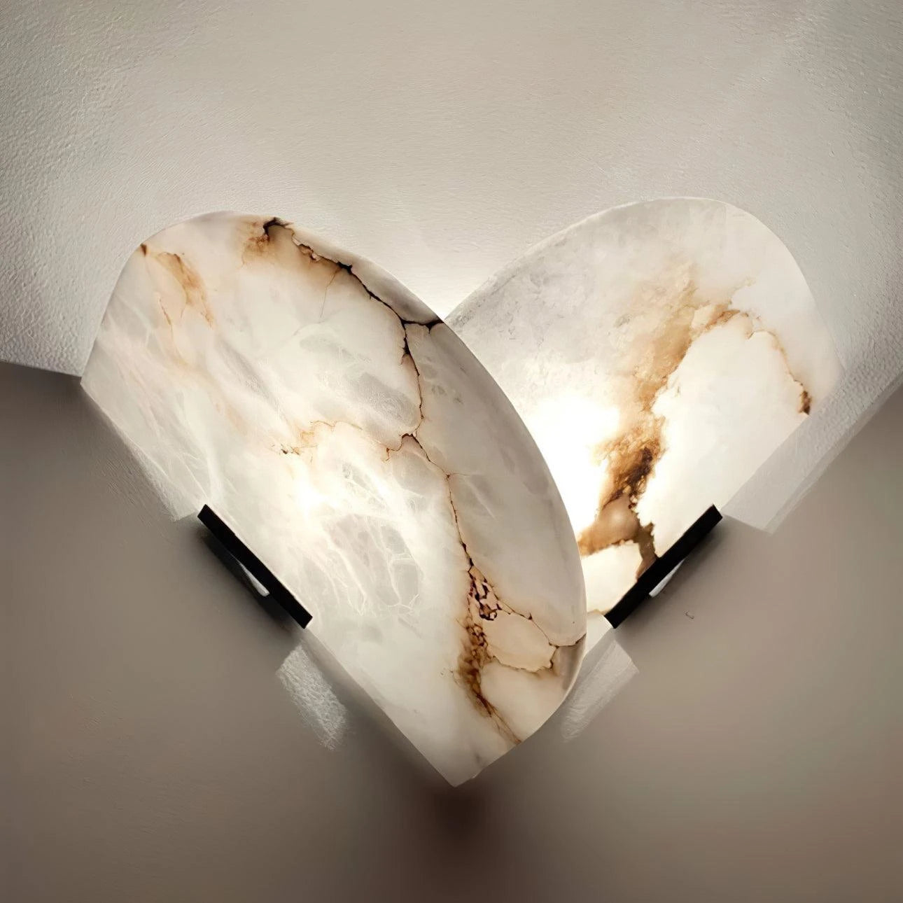 Natural Stone Layered Wall Lamp