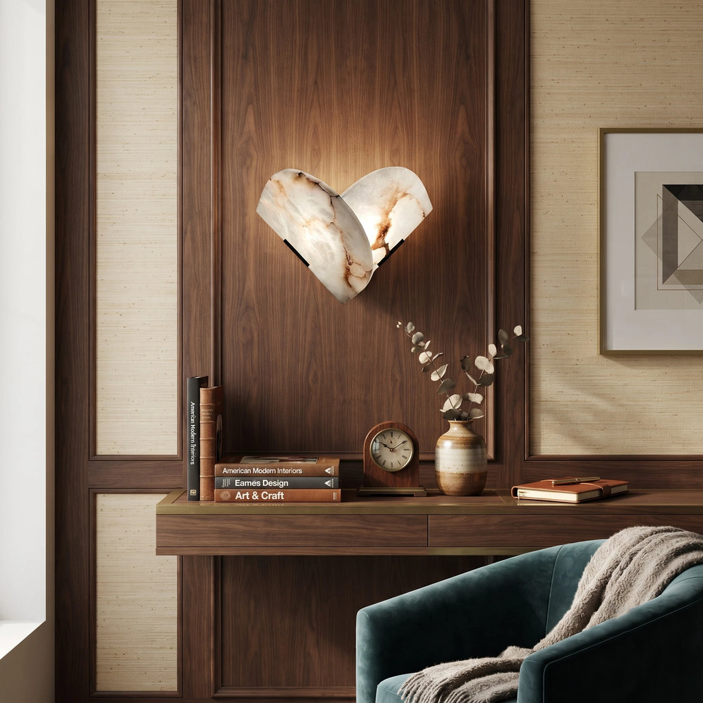 Natural Stone Layered Wall Lamp