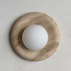 Applique ronde de la série Stone