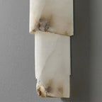Natural Veined Alabaster Wall Light