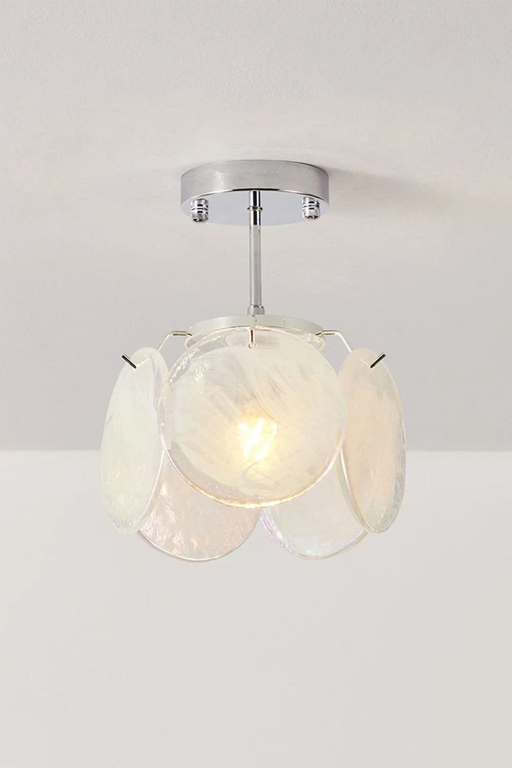 Illuminated Modern Light Colorful Disc Ceiling Light Studio Display