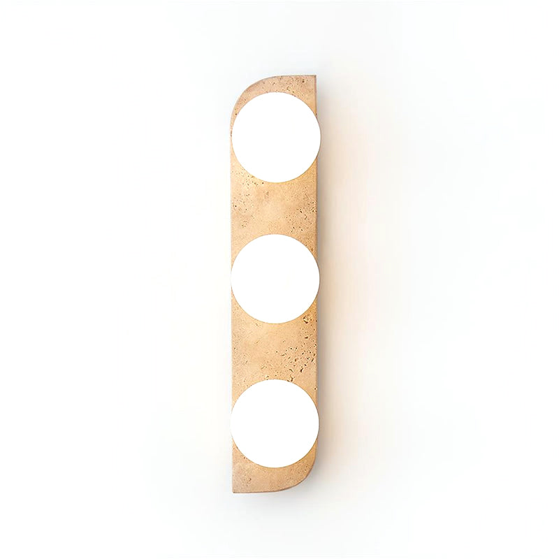 Neptune Travertine Wall Lamp