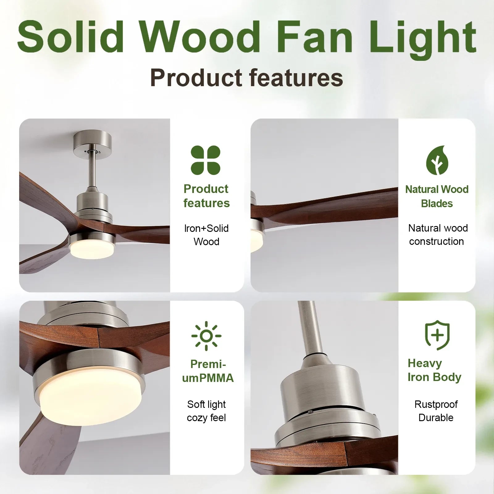 Nordic Tri-Blade Ceiling Fan