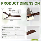Nordic Tri-Blade Ceiling Fan