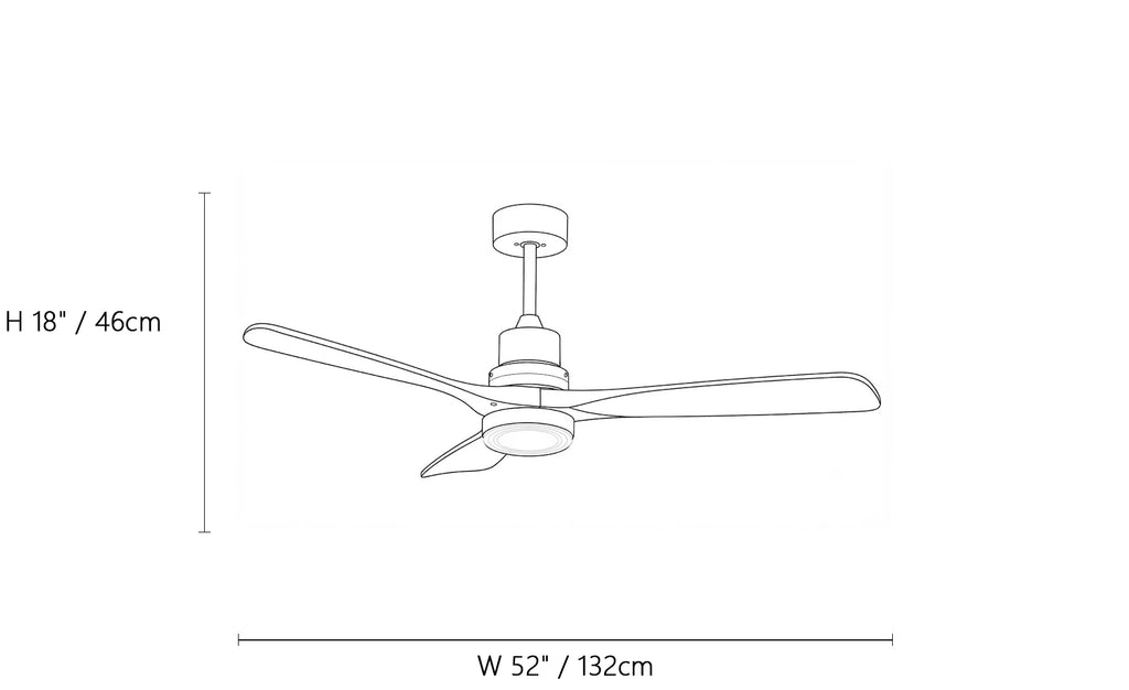 Nordic Tri-Blade Ceiling Fan