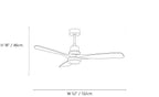 Nordic Tri-Blade Ceiling Fan