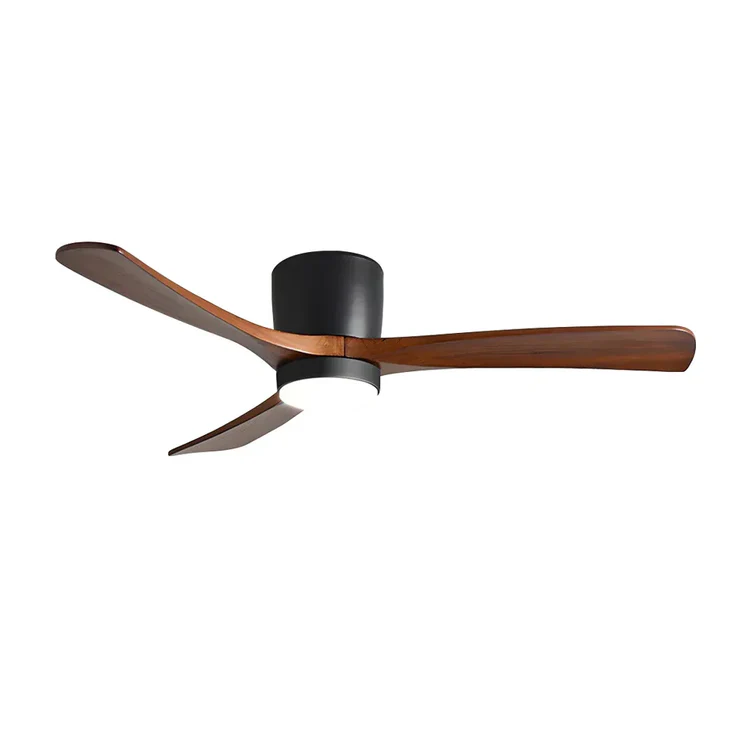 Nordic Wooden Ceiling Fan Light