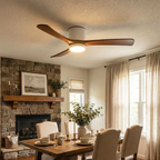 Nordic Wooden Ceiling Fan Light