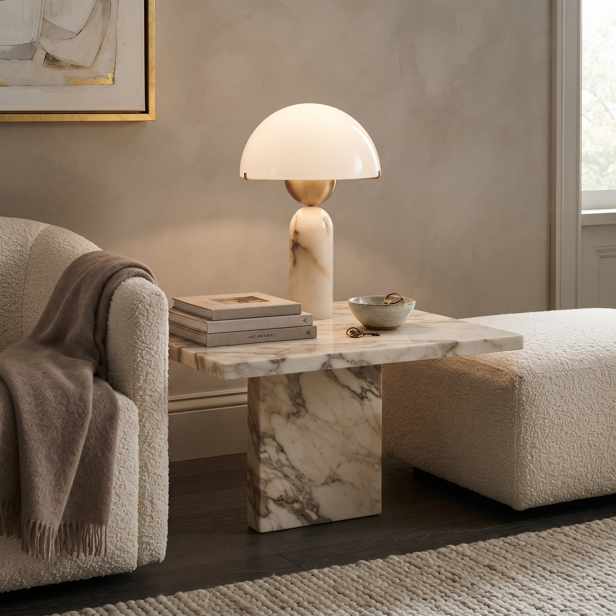 Nova Alabaster Accent Lamp