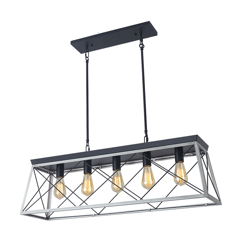 5-Light Linear Island Chandelier