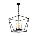Geometric Cage Candle Chandelier