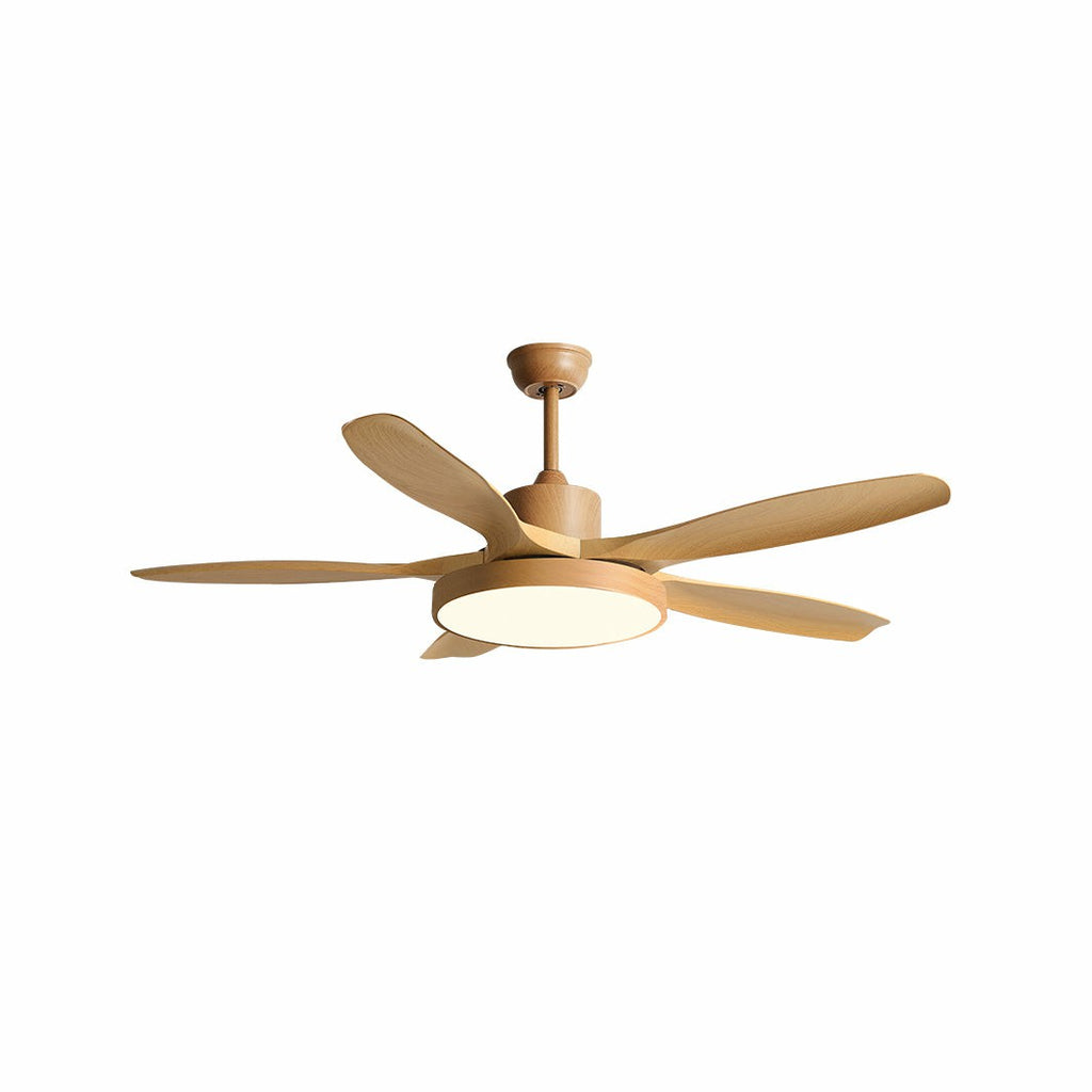 Oak Streamline Ceiling Fan