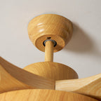 Oak Streamline Ceiling Fan