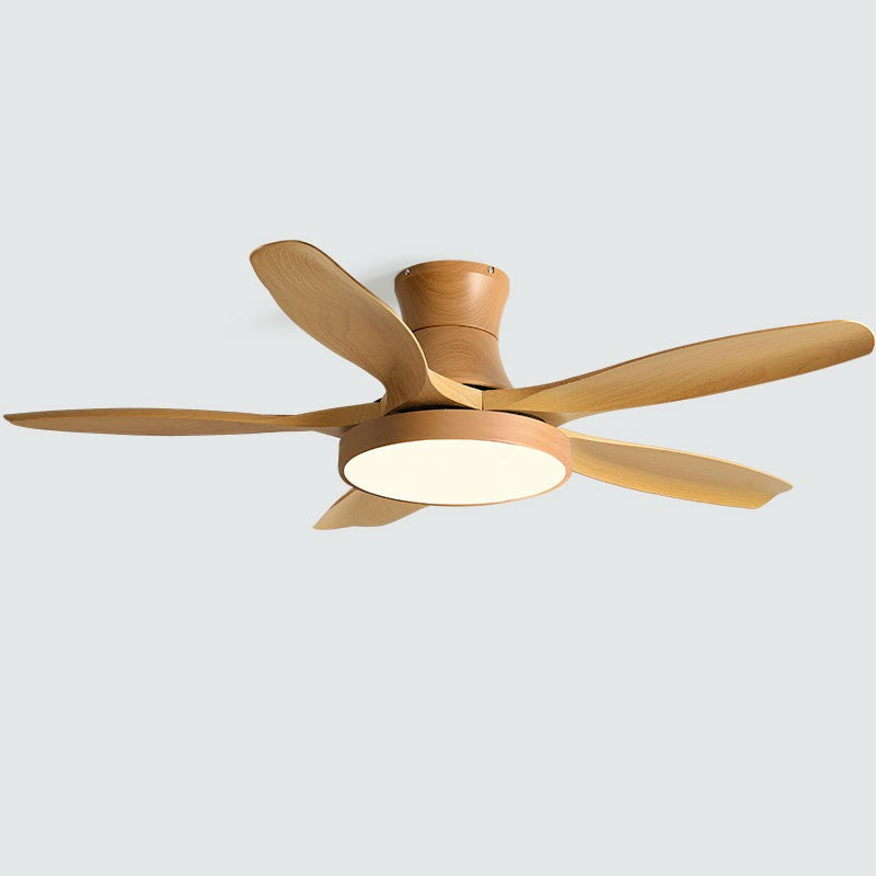 Oak Streamline ceiling fan lamp