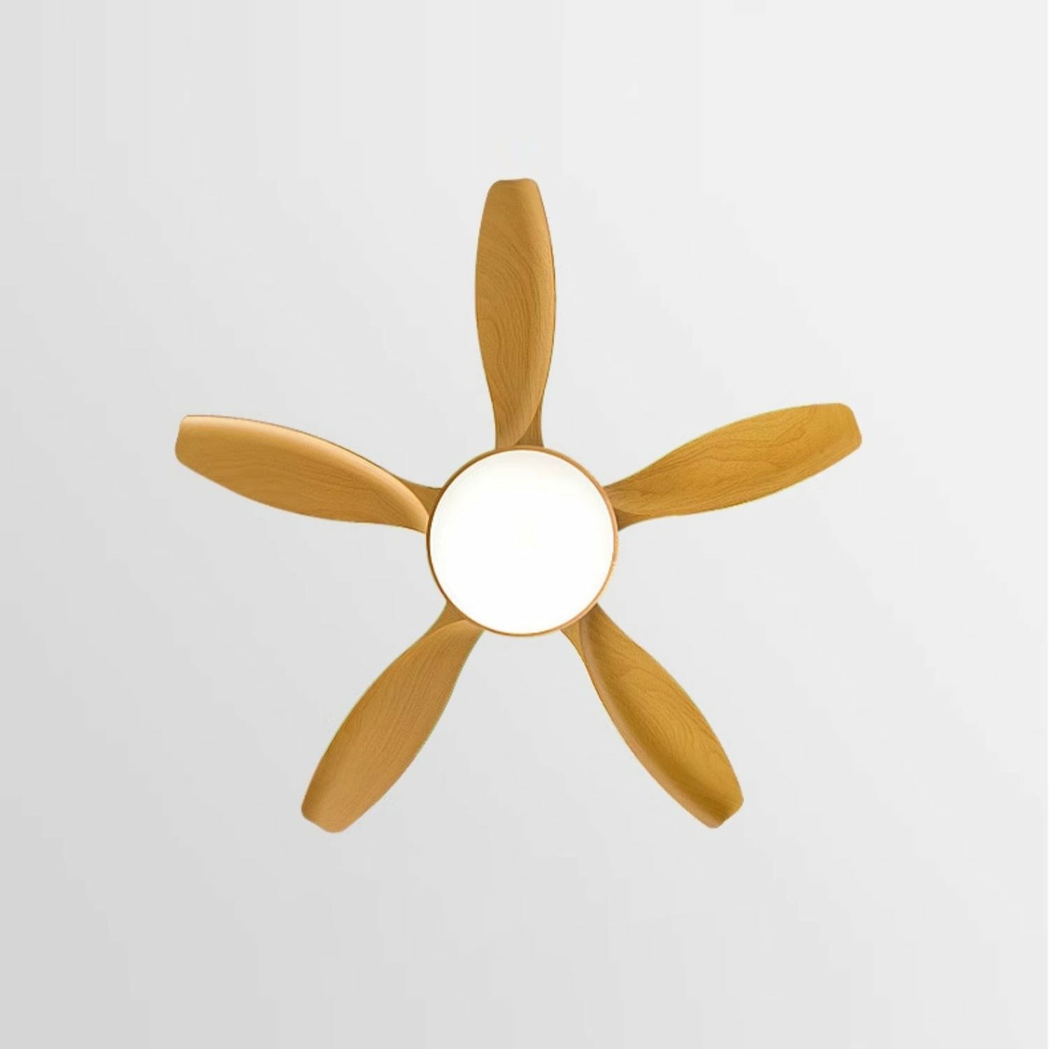 Oak Streamline Ceiling Fan