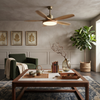 Oak Streamline Ceiling Fan