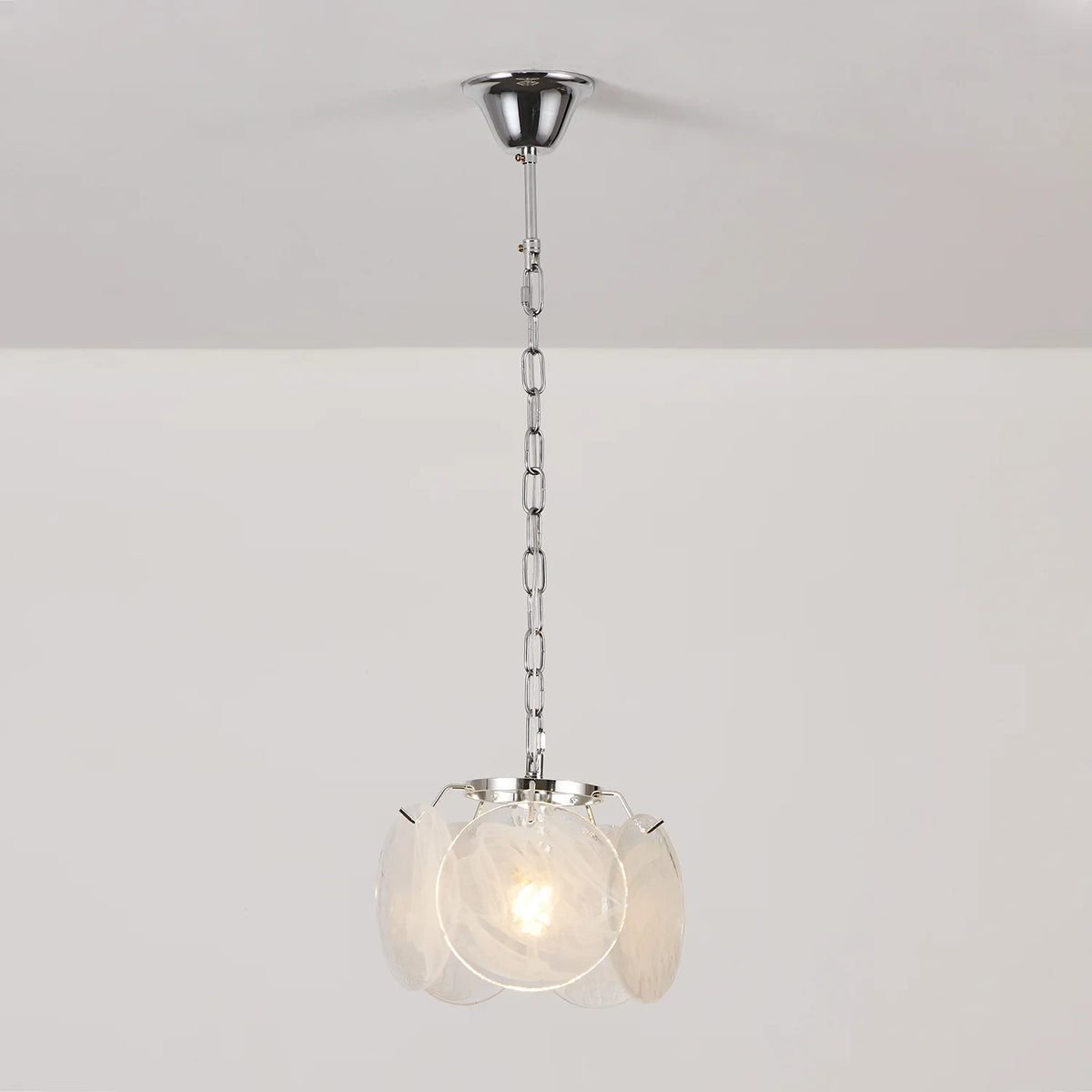 Illuminated Modern Light Colorful Disc Pendant Light Studio Display