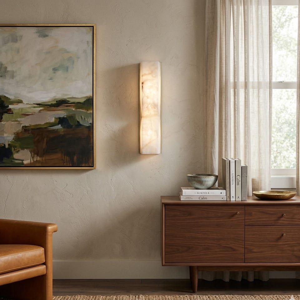 Odyssey Wave Alabaster Sconce