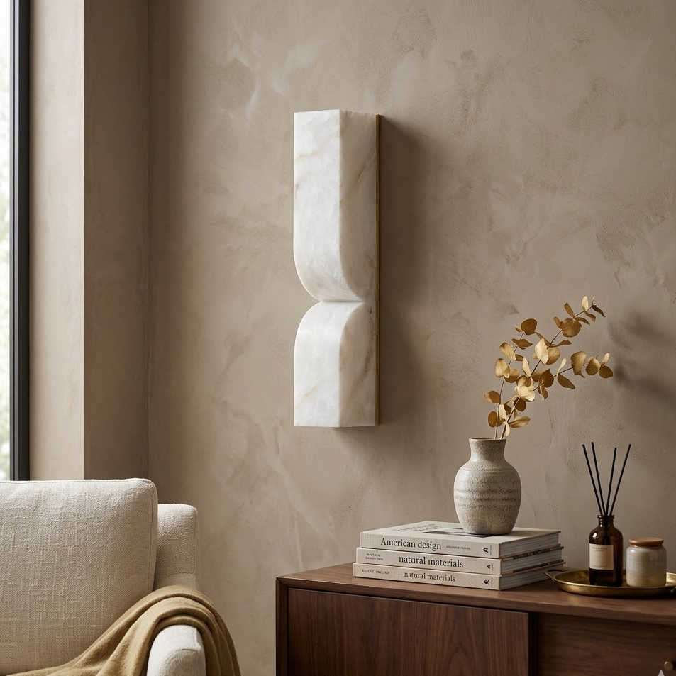 Odyssey Wave Alabaster Sconce