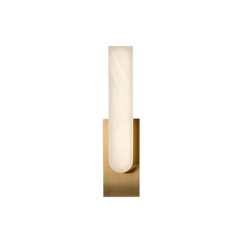 Modern Alabaster Bar Wall Sconce Studio Product Shot