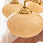 Opal Orb Triad Chandelier